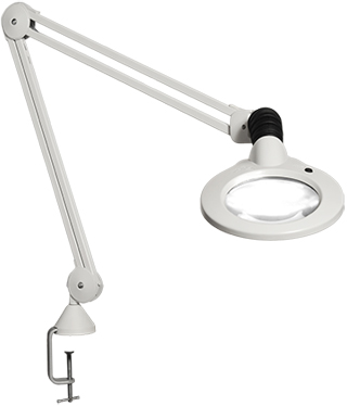 Luxo KFM LED Heavy-Duty Round Lens Magnifier