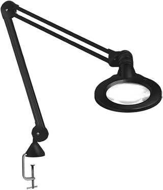 Luxo KFM LED ESD-Safe Heavy-Duty Round Lens Magnifier