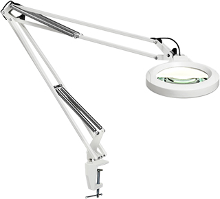 Luxo LFM LED Lighter-Duty Round Lens Magnifier