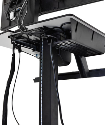 Ergotron WorkFit-C Single LD Sit-Stand Workstation