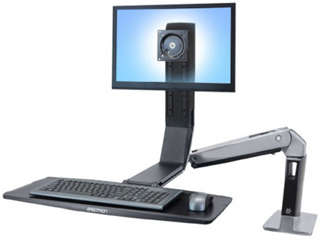 Ergotron WorkFit-A Single LD Sit-Stand Workstation