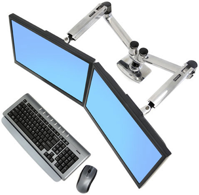 Ergotron LX Dual Side by Side Arm