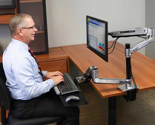 Ergotron WorkFit-LX Sit-Stand Desk Mount System