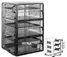 18x18x32 Static Dissipative Plenum Wall Desiccator Cabinet 3 Doors