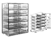 36x24x60 Static Dissipative Coated Plenum Wall 10 Doors