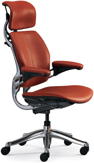 Humanscale Freedom Chair: Foam Seat Cushion; Black Color; Wave