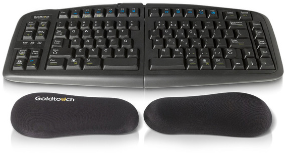 Goldtouch Gel Wrist Rests | Black