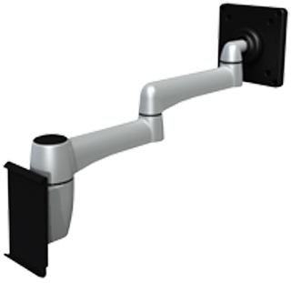 SpaceCo SP01VM Stubby Plus Monitor Arm Slatwall 1 Mount