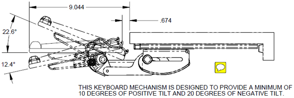 Weber Knapp Ultra Compact Keyboard Mechanism