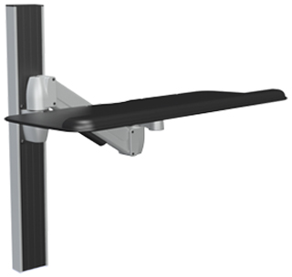 SpaceCo SA0127 SpaceArm Wall Channel Mount with 27 Inch Platform